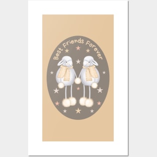 Best Friends Forever Cute Design Posters and Art